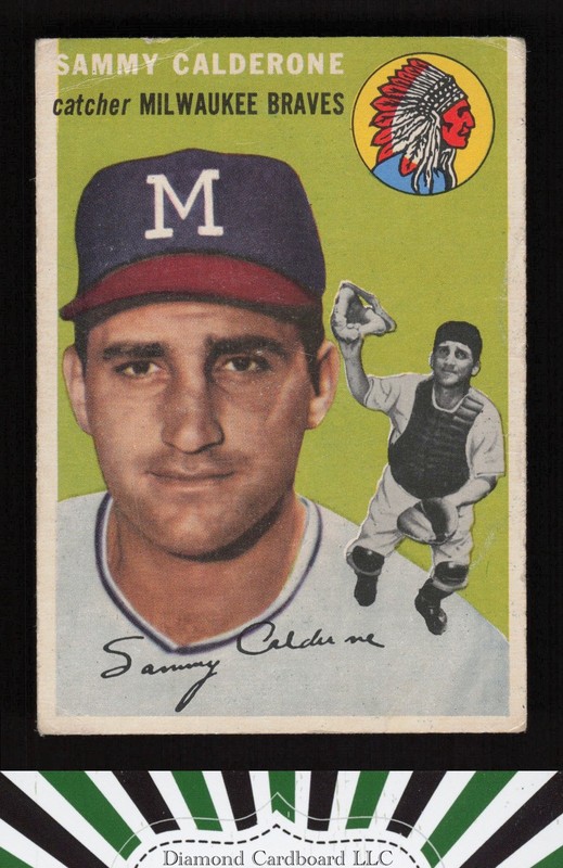 1954 Topps #68 Sammy Calderone GD+ d, front
