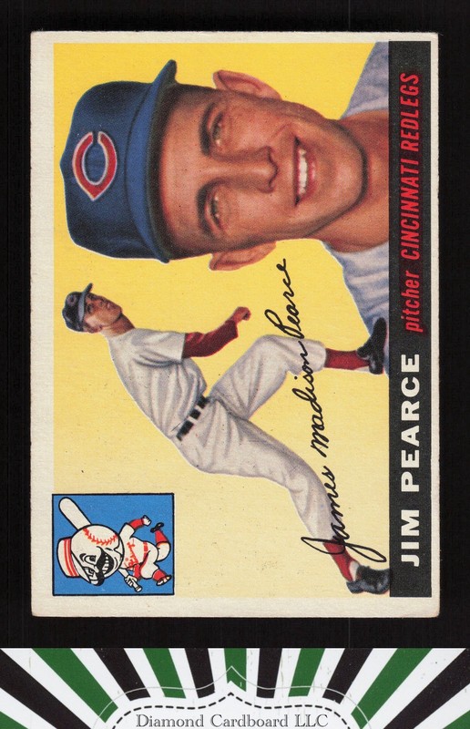 1955 Topps #170 Jim Pearce VG g, front