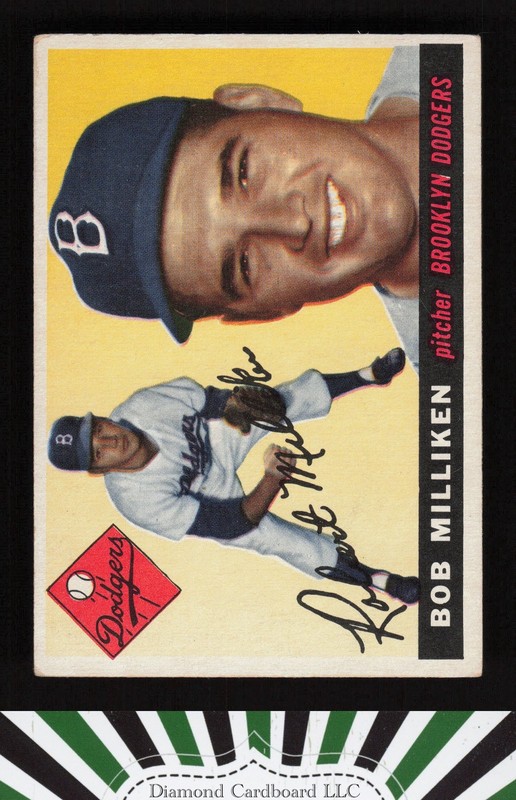 1955 Topps #111 Bob Milliken VGEX+ d, front