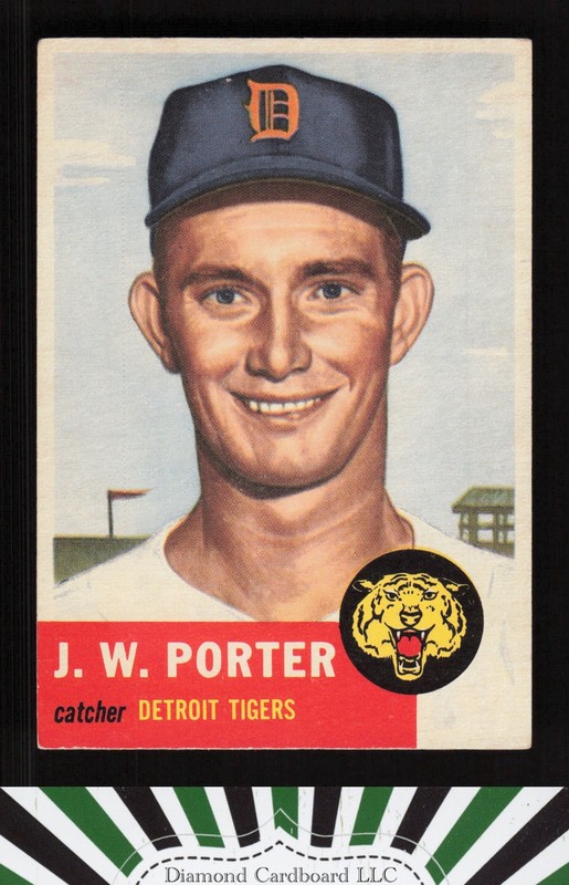 1953 Topps #211 J.W. Porter VGEX+ [NICELY CENTERED] i, front