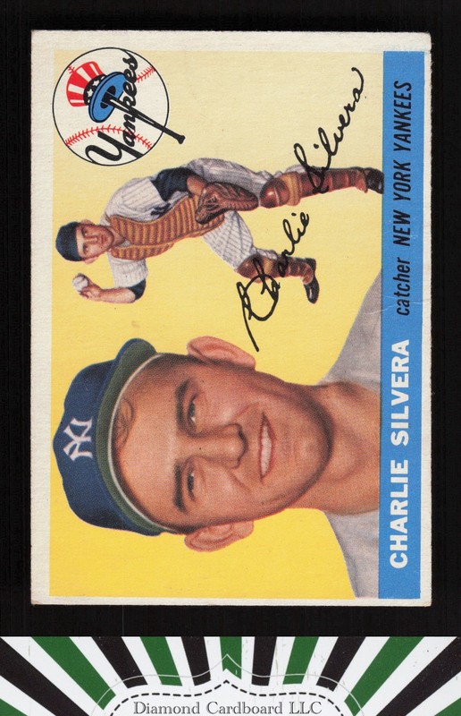 1955 Topps #188 Charlie Silvera VG e, front
