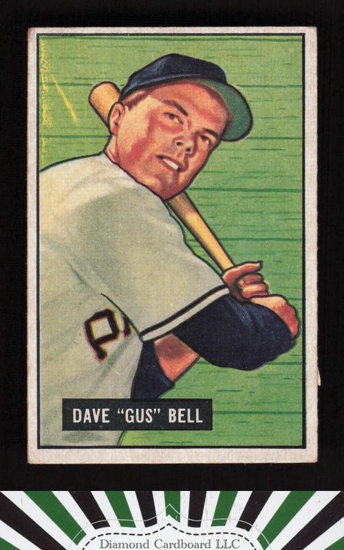 1951 Bowman #40 Dave Bell VG, front