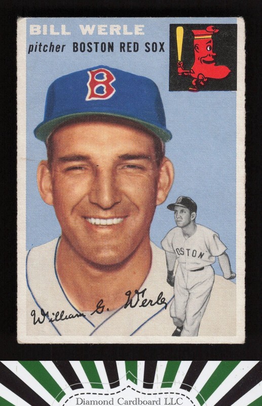 1954 Topps #144 Bill Werle VG [CENTERED] a, front