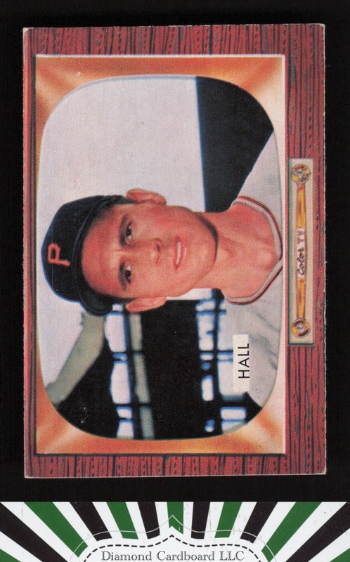 1955 Bowman #113 Bob Hall EX, front