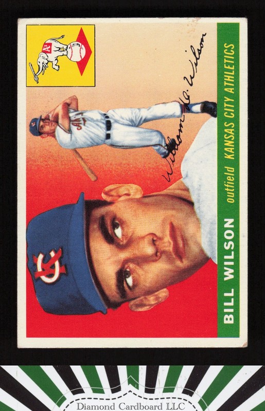 1955 Topps #86 Bill Wilson VGEX c, front