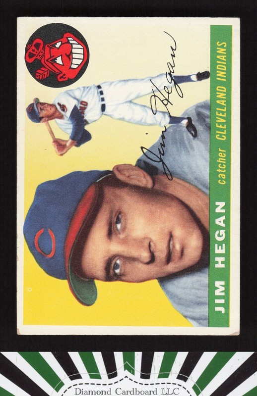 1955 Topps #7 Jim Hegan VG+ [CENTERED] r, front