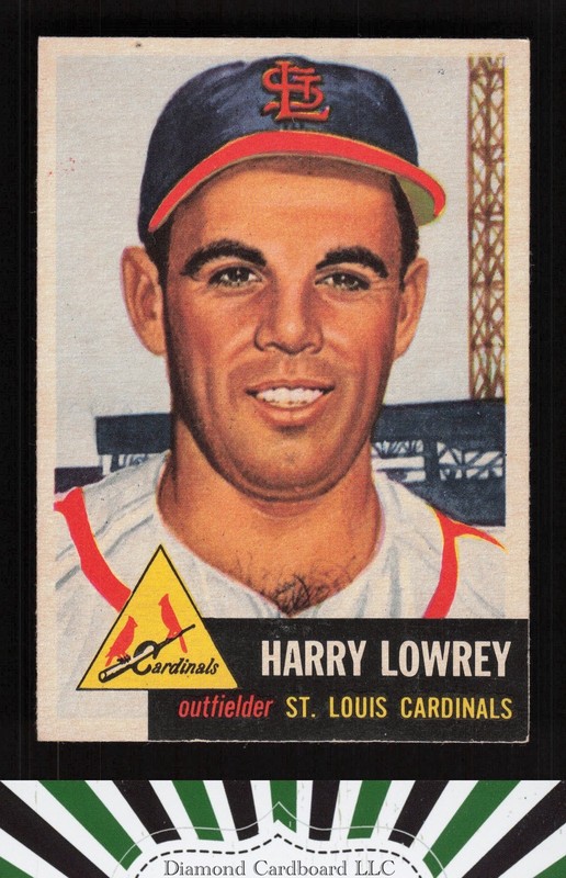 1953 Topps #16 Peanuts Lowrey EXMT f, front