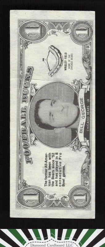 Topps Bucks #32 Bill George, front