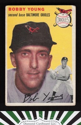 1954 Topps #8 Bobby Young GD i, front