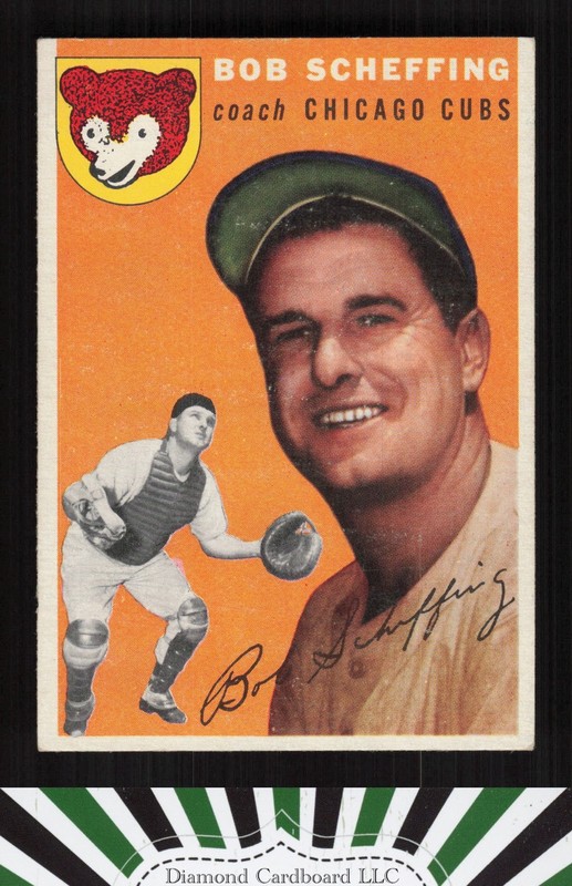1954 Topps #76 Bob Scheffing EX+ [CENTERED] c, front