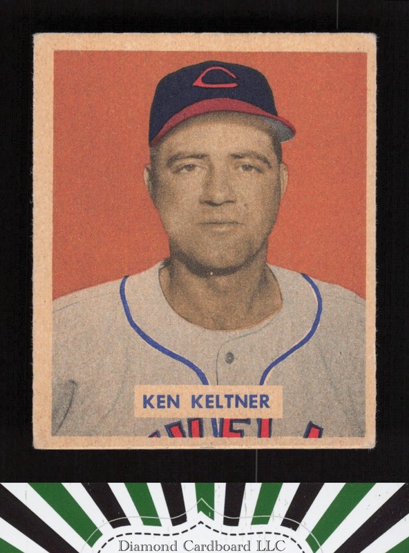 1949 Bowman #125 Ken Keltner VGEX a, front