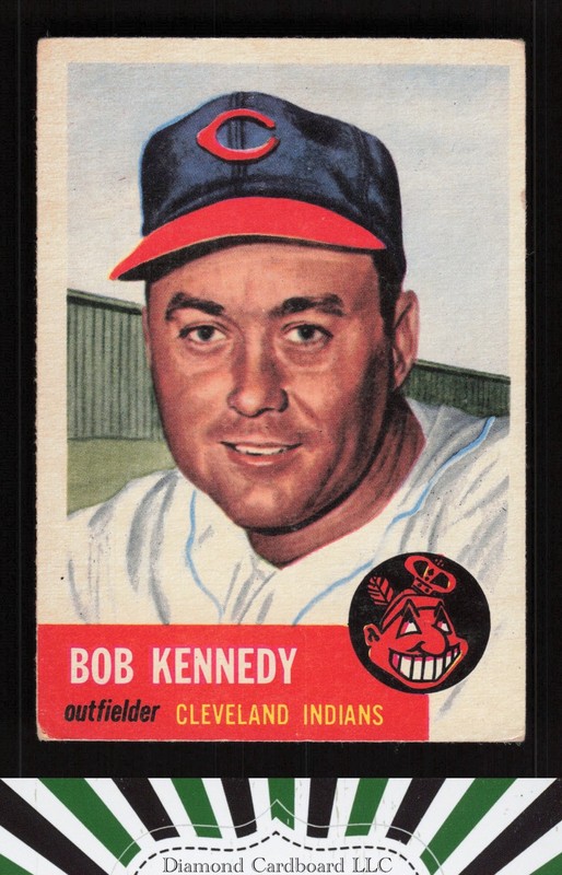 1953 Topps #33 Bob Kennedy VGEX f, front
