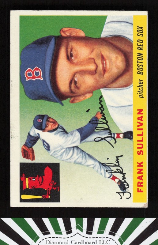 1955 Topps #106 Frank Sullivan VG c, front