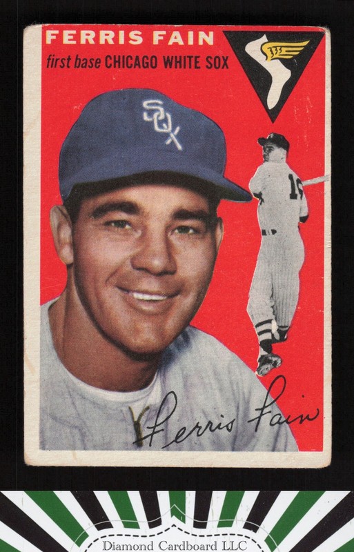 1954 Topps #27 Ferris Fain VG h, front