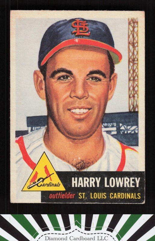 1953 Topps #16 Peanuts Lowrey GD c, front
