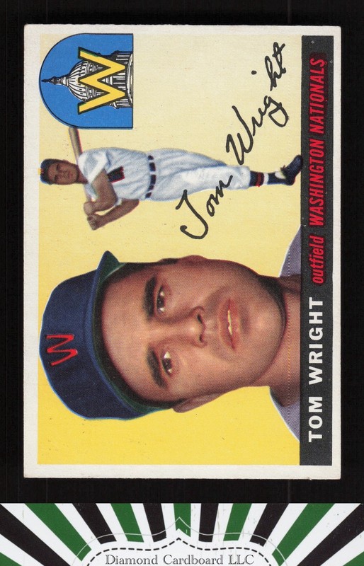 1955 Topps #141 Tom Wright VGEX+ b, front