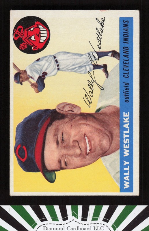 1955 Topps #102 Wally Westlake VG+ k, front