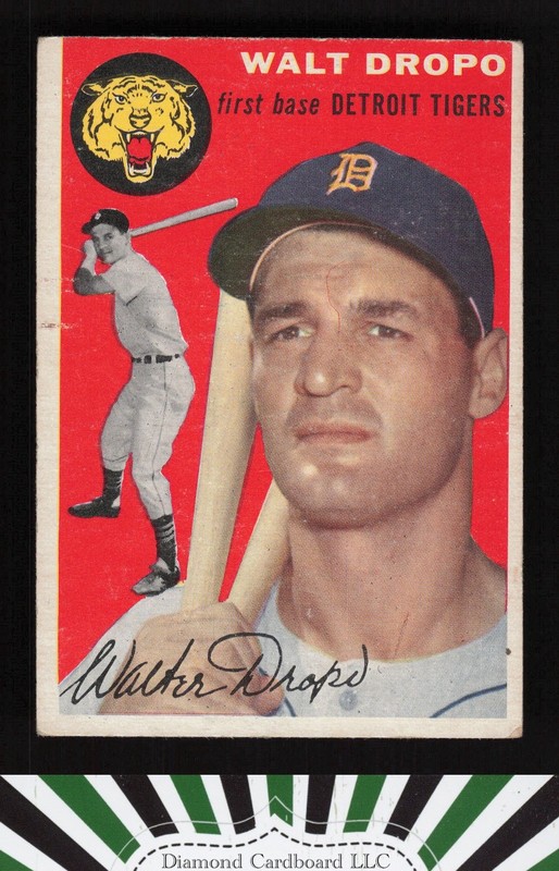 1954 Topps #18 Walt Dropo VGEX f, front