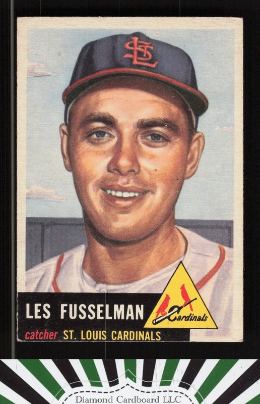 1953 Topps #218 Les Fusselman VGEX i, front