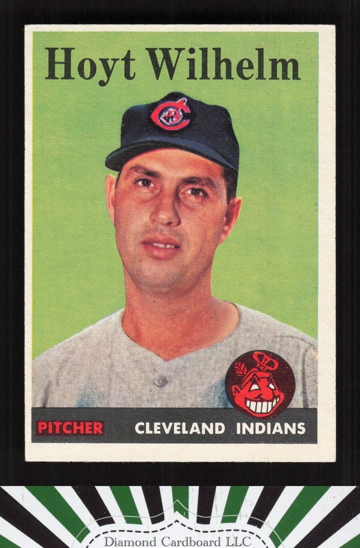 1958 Topps #324 Hoyt Wilhelm EX+ l, front
