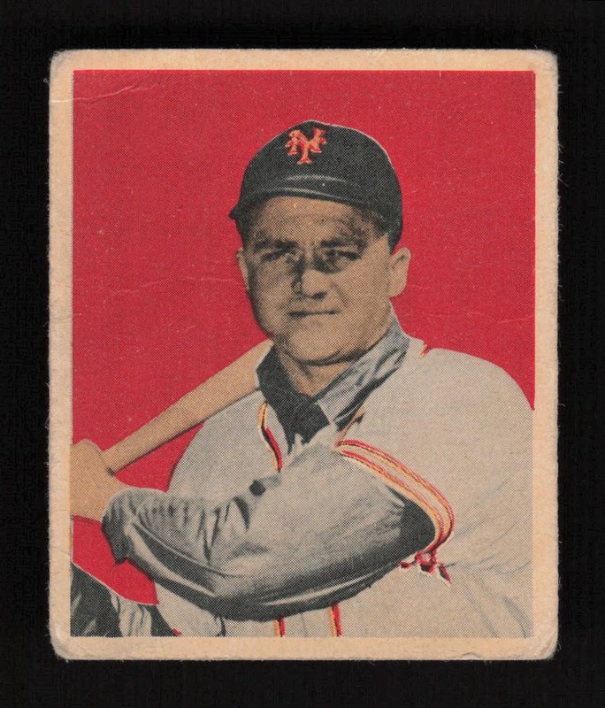 1949 Bowman #48 Willard Marshall GD, front