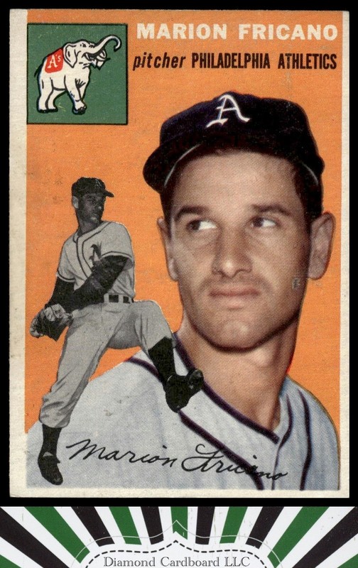 1954 Topps #124 Marion Fricano VG a, front