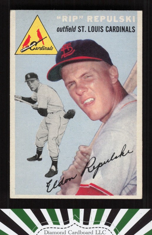 1954 Topps #115 Rip Repulski VG+ i, front