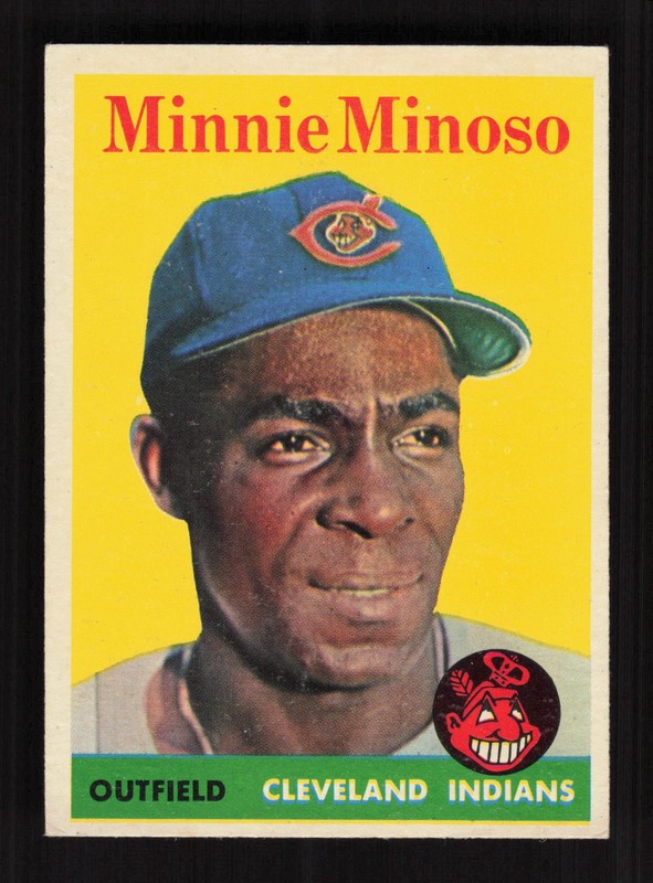 1958 Topps #295 Minnie Minoso VGEX+ i, front