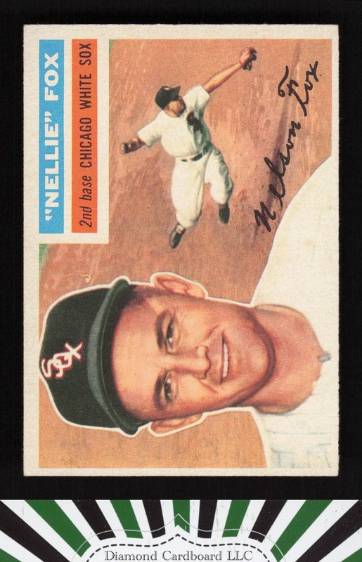 1956 Topps #118 Nellie Fox EX q, front