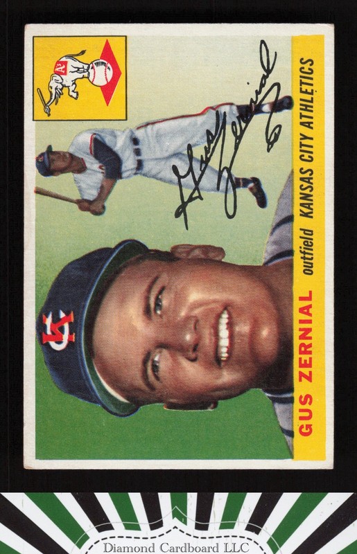 1955 Topps #110 Gus Zernial EX k, front