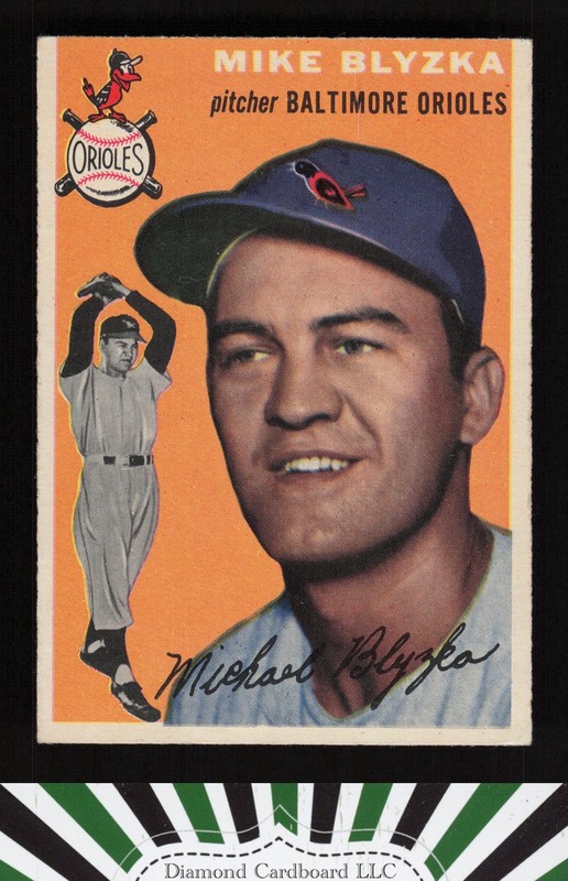 1954 Topps #152 Mike Blyzka VGEX [CENTERED] b, front