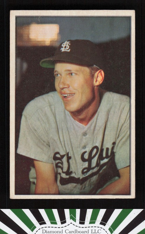 1953 Bowman Color #20 Don Lenhardt VGEX a, front
