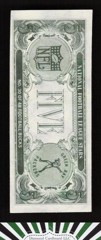 Topps Bucks #30 Jim Taylor, back