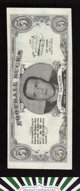Topps Bucks #30 Jim Taylor, front