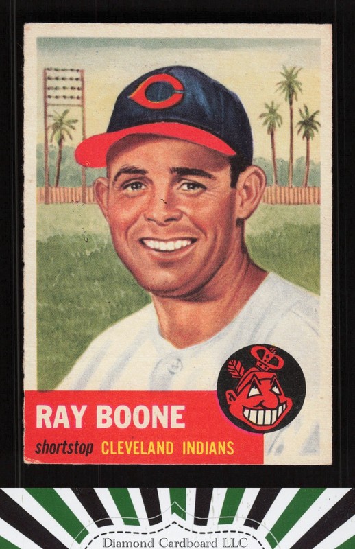 1953 Topps #25 Ray Boone VGEX+ [CENTERED] e, front