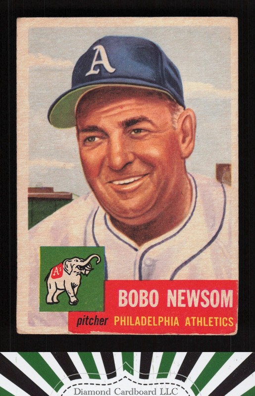 1953 Topps #15 Bobo Newsom VG a, front