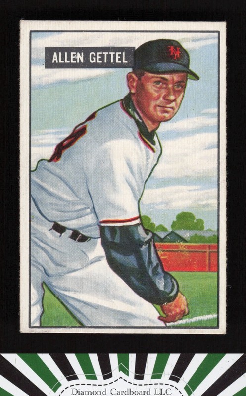 1951 Bowman #304 Allen Gettel VGEX+, front