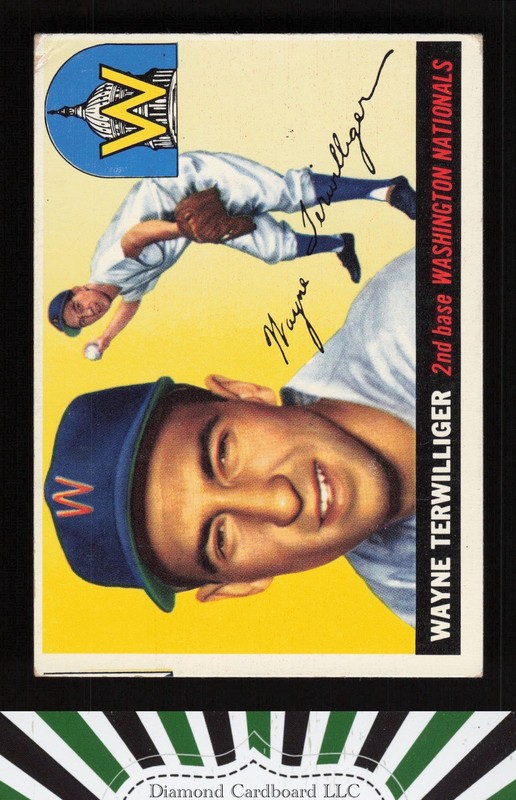 1955 Topps #34 Wayne Terwilliger VGEX (MC) o, front