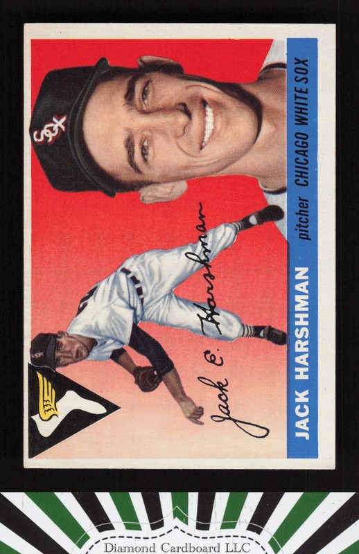 1955 Topps #104 Jack Harshman VGEX k, front
