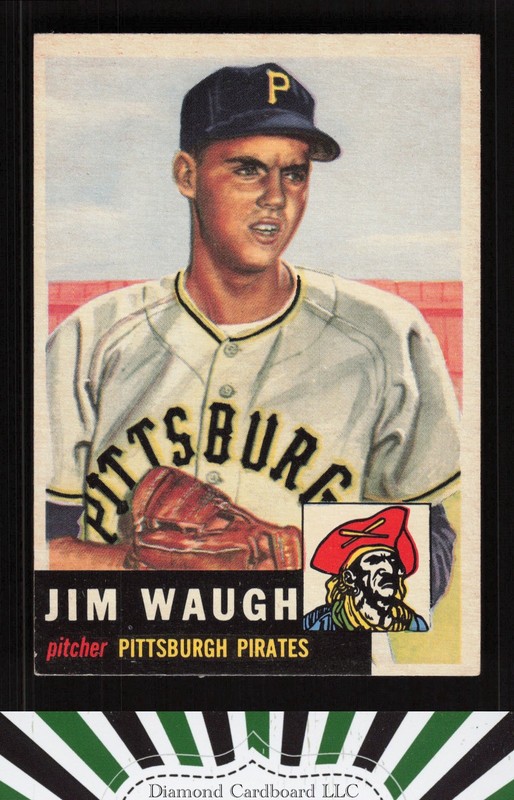 1953 Topps #178 Jim Waugh EXMT f, front