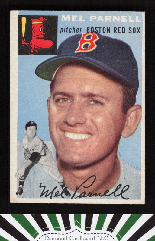 1954 Topps #40 Mel Parnell VGEX l, front