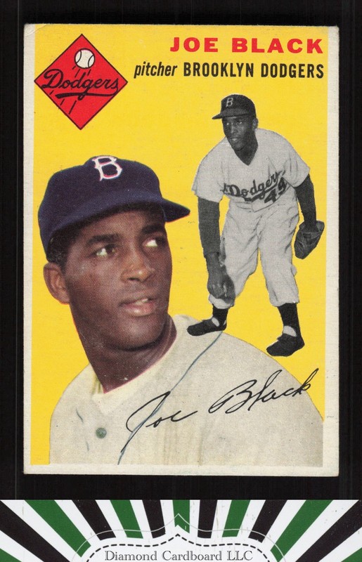 1954 Topps #98 Joe Black VGEX b, front