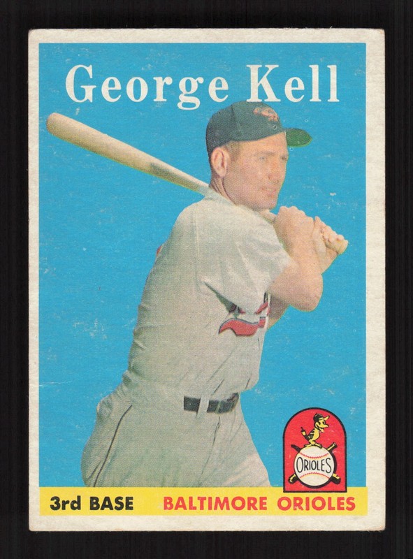 1958 Topps #40 George Kell VG c, front