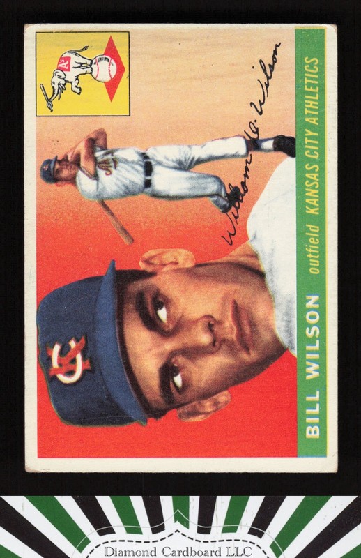 1955 Topps #86 Bill Wilson VGEX (ST) d, front