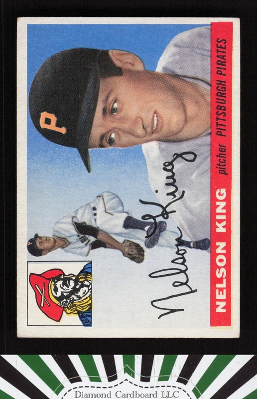 1955 Topps #112 Nelson King VGEX h, front