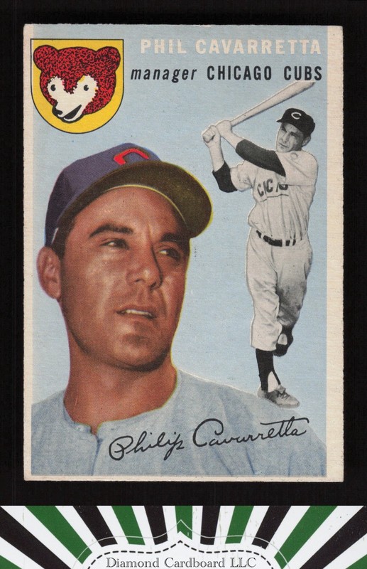 1954 Topps #55 Phil Cavarretta VGEX k, front