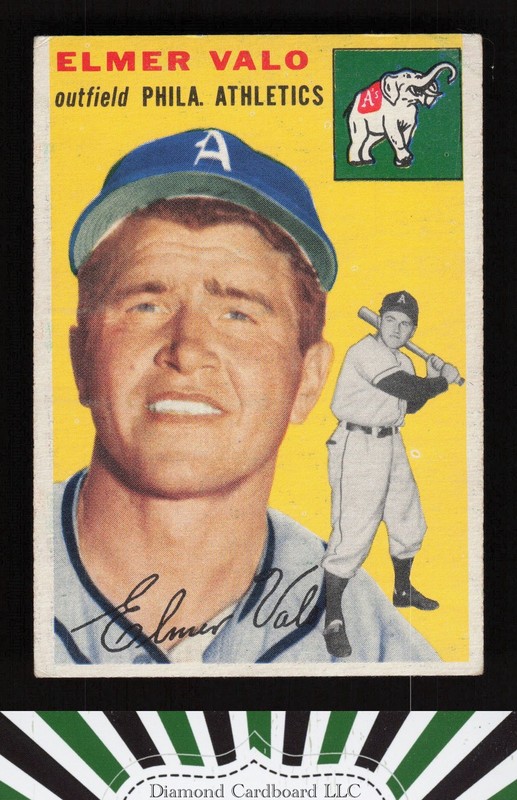1954 Topps #145 Elmer Valo GD c, front
