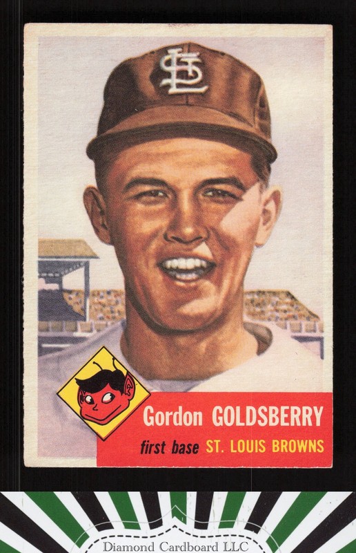 1953 Topps #200 Gordon Goldsberry EX j, front