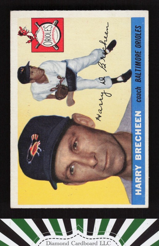 1955 Topps #113 Harry Brecheen EX j, front