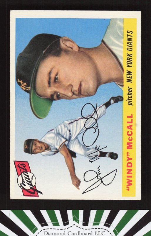 1955 Topps #42 Windy McCall VGEX+ k, front